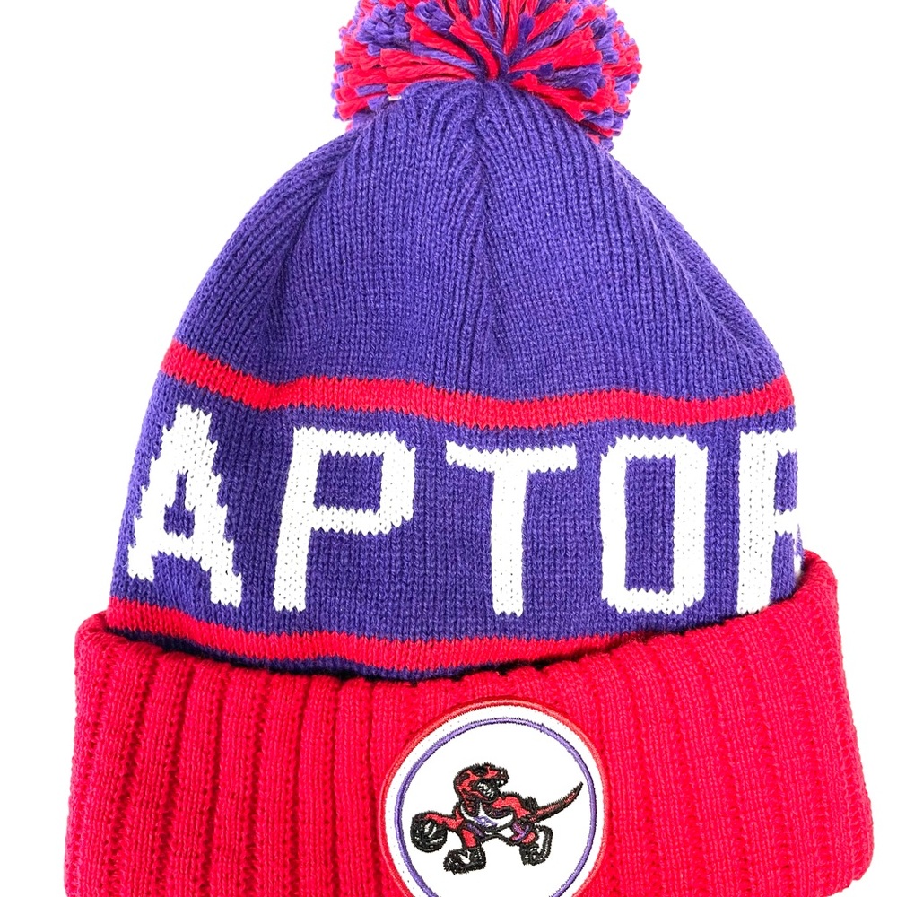 Mitchell & Ness NBA Toronto Raptors Pom Beanie